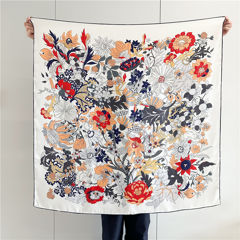 Travel Accessories Luxury Brands - 110CM Silk Scarf Luxury Brands Designers