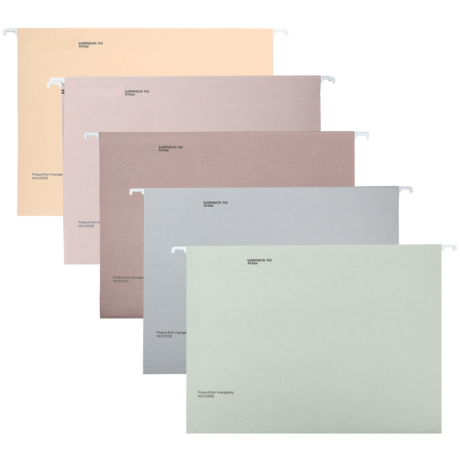 Document Organizer Folder - 5Pcs Portable Hanging File Folders Paper
