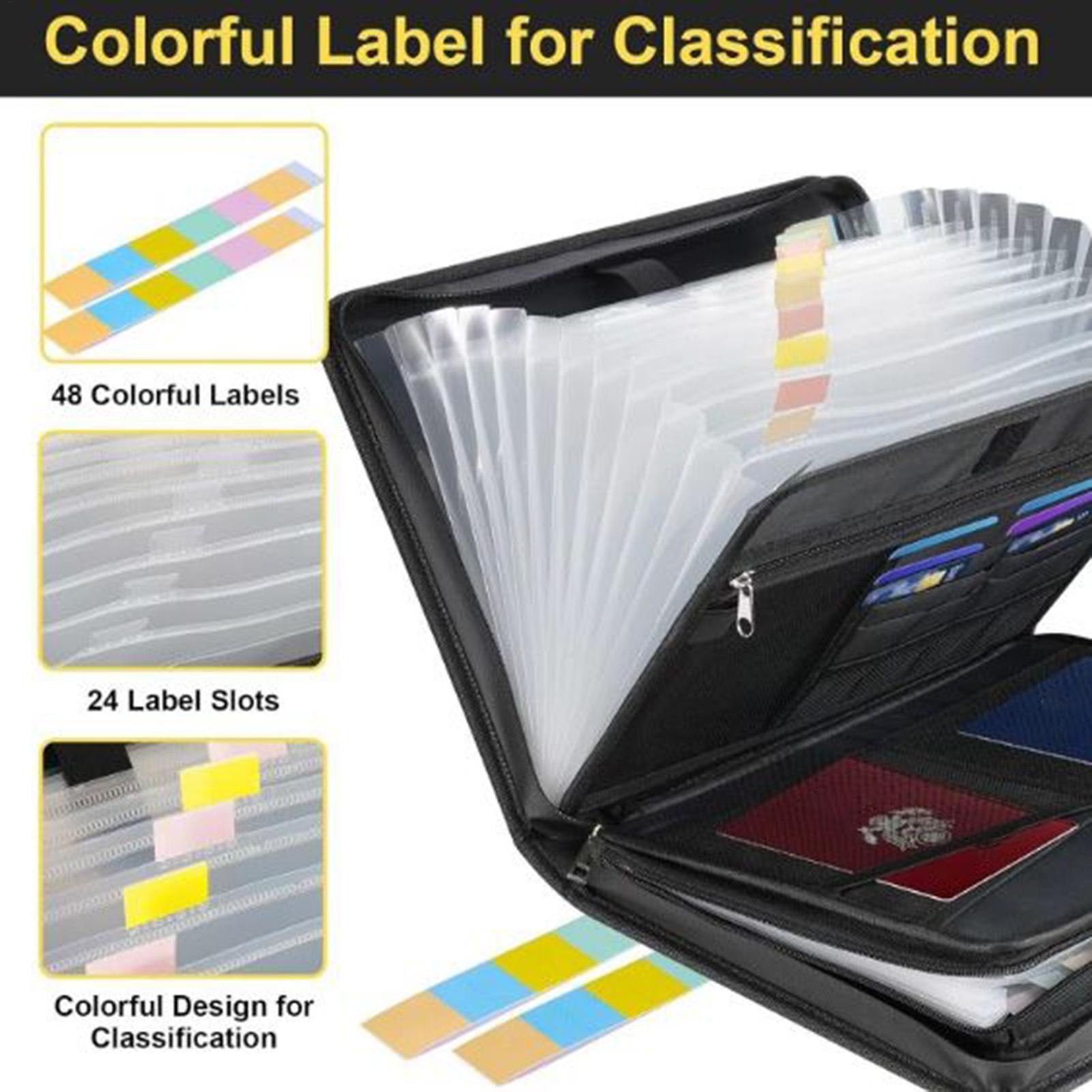 Document Organizer Folder - Accordion File Organizer Document Compartment Organizer