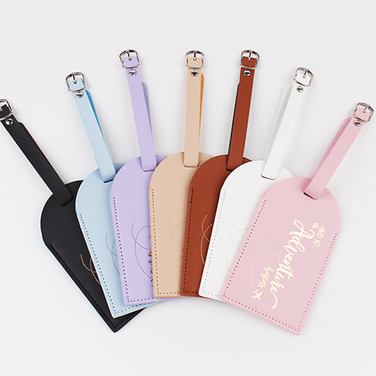 Luggage Tag Leather - 1PC Women Men PU Leather Luggage
