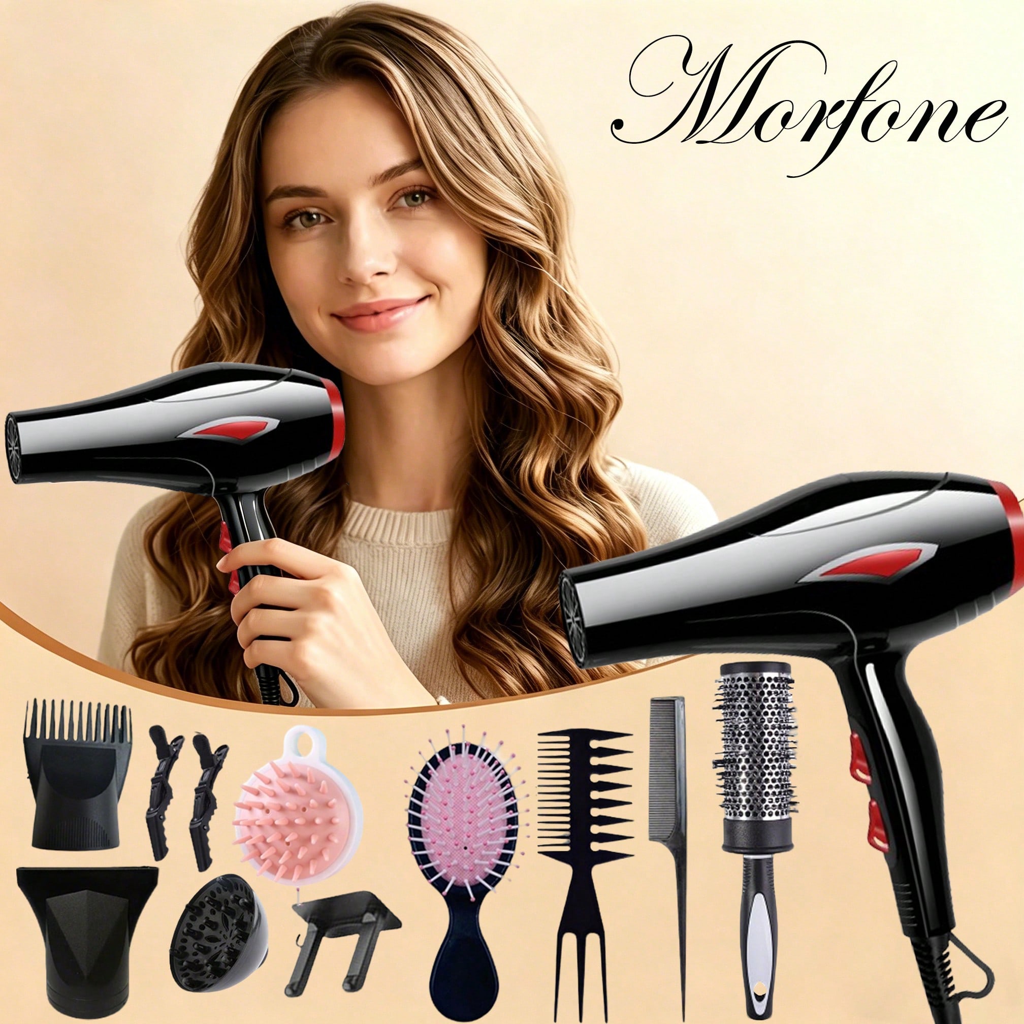Travel Accessories As Gifts - All-In-One High-End Home Professional Hair Dryer.