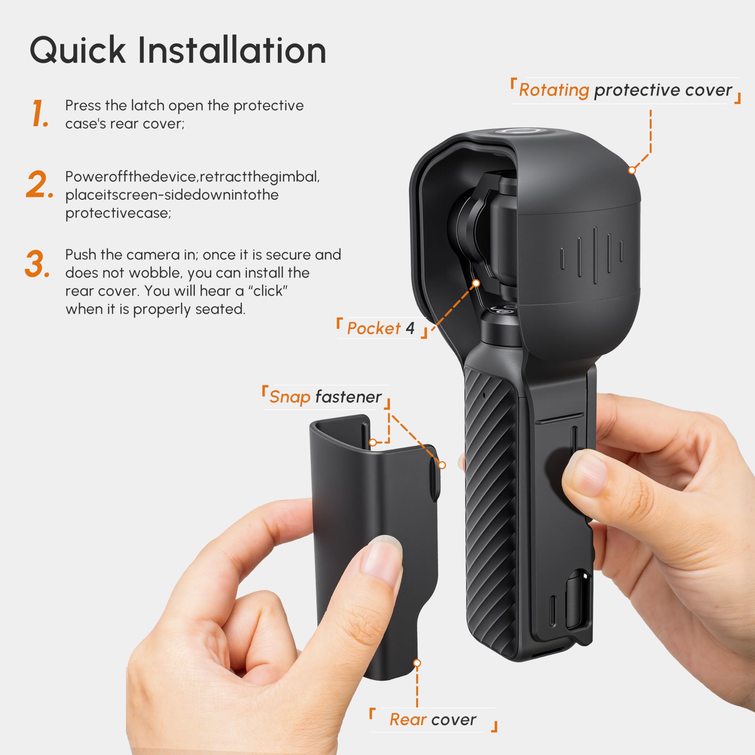 Protective Cover Case for DJI  - Travel Vlog Accessories review and price