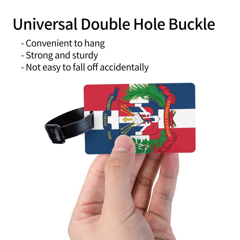 Dominican Republic Flag Luggag - Travel Accessories Luggage Straps review and price