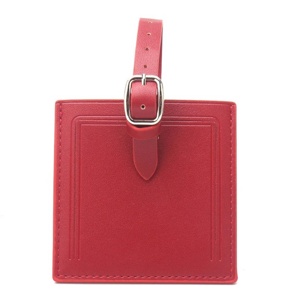 Square Leather Luggage Labels  - Luggage Tag Leather review and price