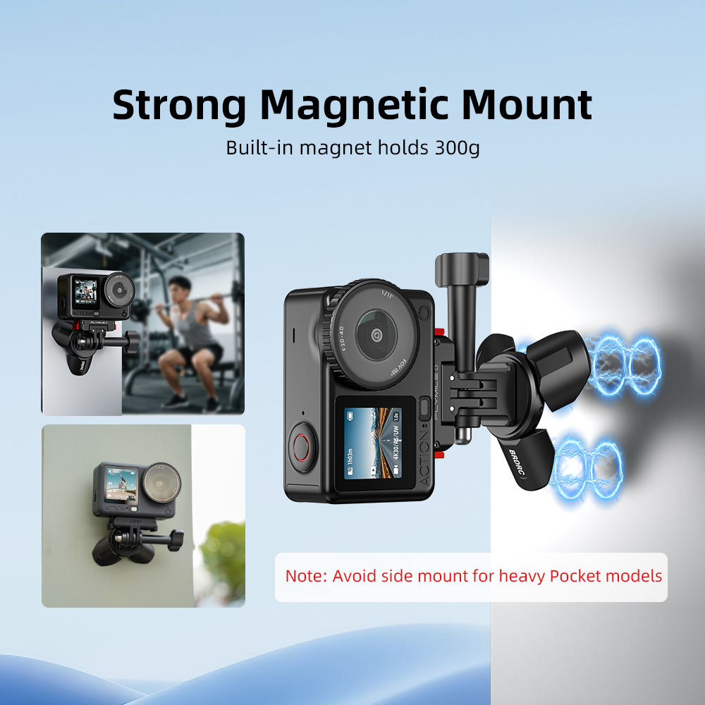 BRDRC Pocket 4 Mini Tripod Kit - Travel Vlog Accessories review and price