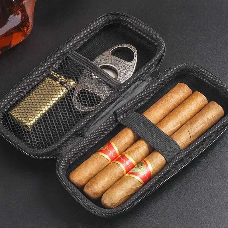 Portable Cigar Case EVA Light  - Travel Accessories Usa review and price