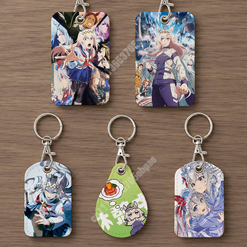 Oguri Cap UmaMusume Cinderella - Luggage Tag Leather review and price