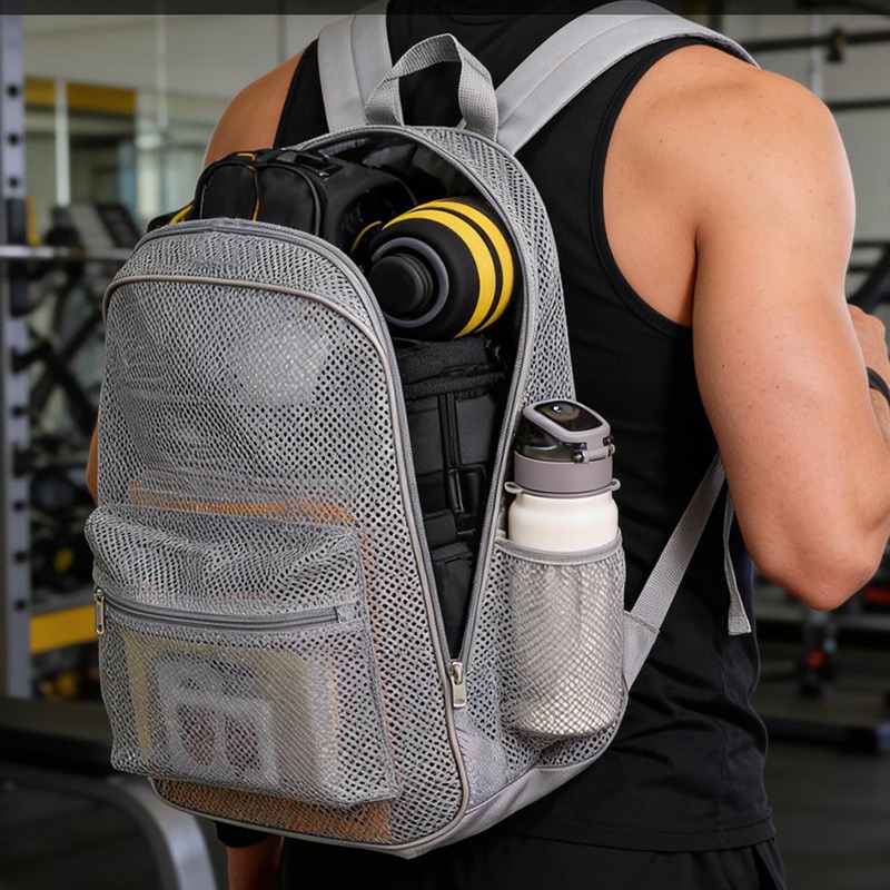 Breathable Mesh Backpack Light - Travel Packing Accessories review and price