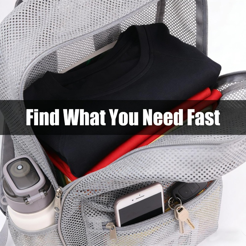Breathable Mesh Backpack Light - Travel Packing Accessories review and price