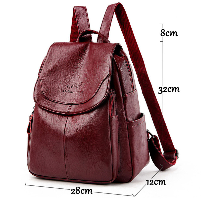 Vintage Soft Leather Backpack  - Travel Accessories Leather review and price
