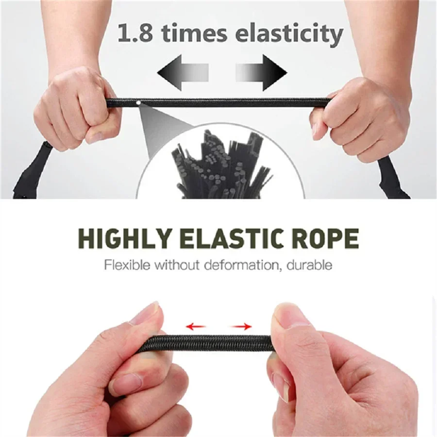 8mm Bungee Cords with Red Hook - Travel Accessories Luggage Straps review and price