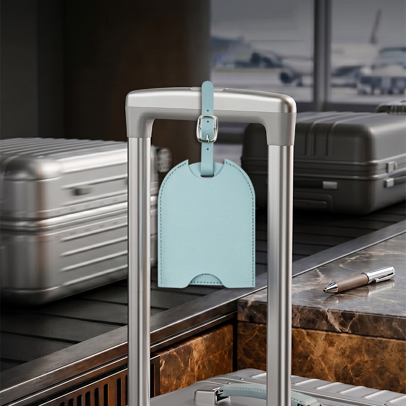 Men Women PU Leather Cute Lugg - Luggage Tag Leather review and price