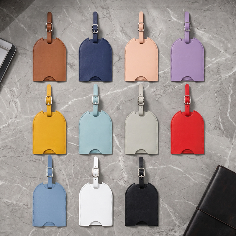 Men Women PU Leather Cute Lugg - Luggage Tag Leather review and price
