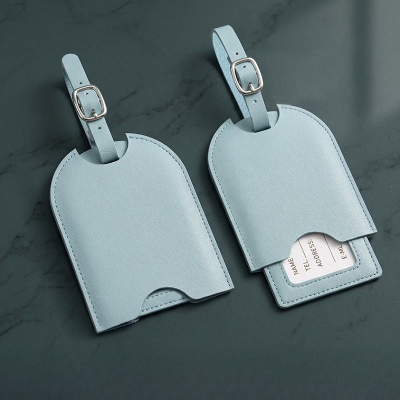 Men Women PU Leather Cute Lugg - Luggage Tag Leather review and price