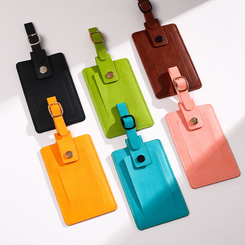 PU Leather Luggage Tag Suitcas - Luggage Tag Leather review and price