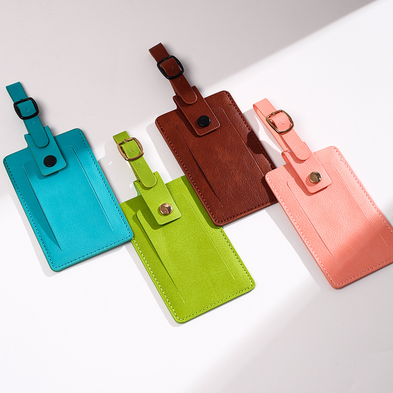 PU Leather Luggage Tag Suitcas - Luggage Tag Leather review and price