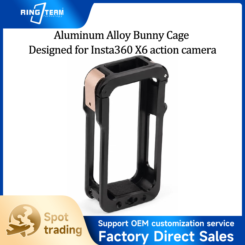 Metal Camera Cage for Insta360 - Travel Vlog Accessories review and price
