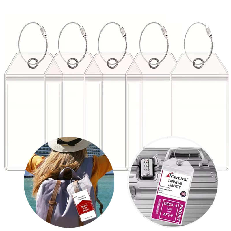 5Pcs Transparent Cruise Luggag - Travel Accessories List review and price