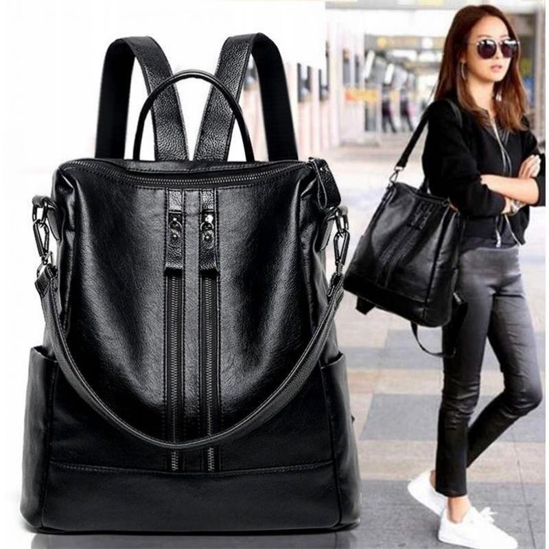Women Soft Leather Backpack Sc - Travel Accessories Leather review and price
