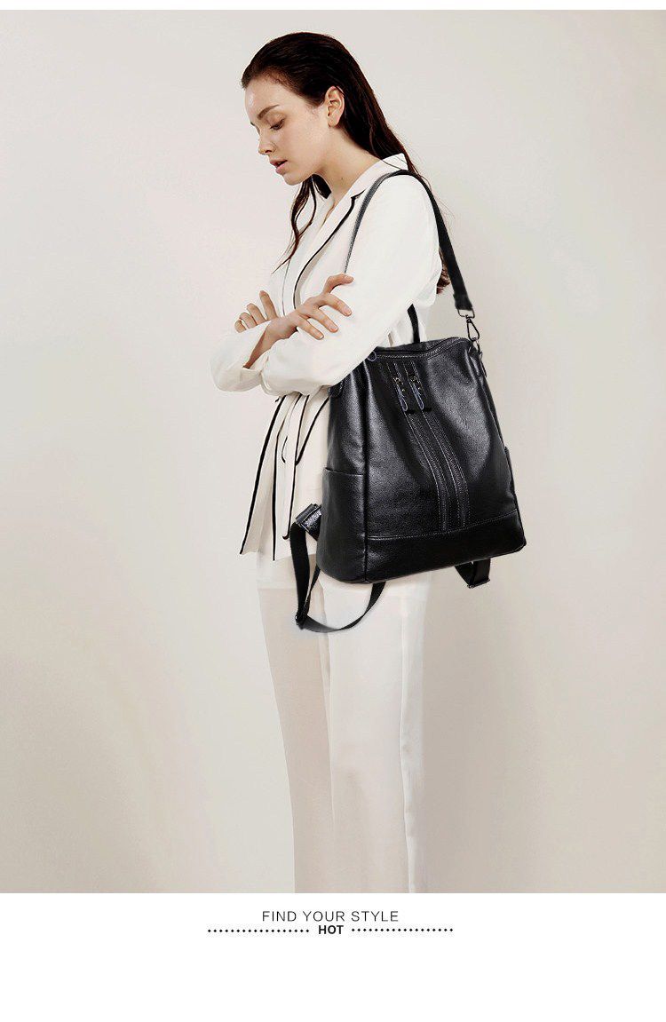 Women Soft Leather Backpack Sc - Travel Accessories Leather review and price