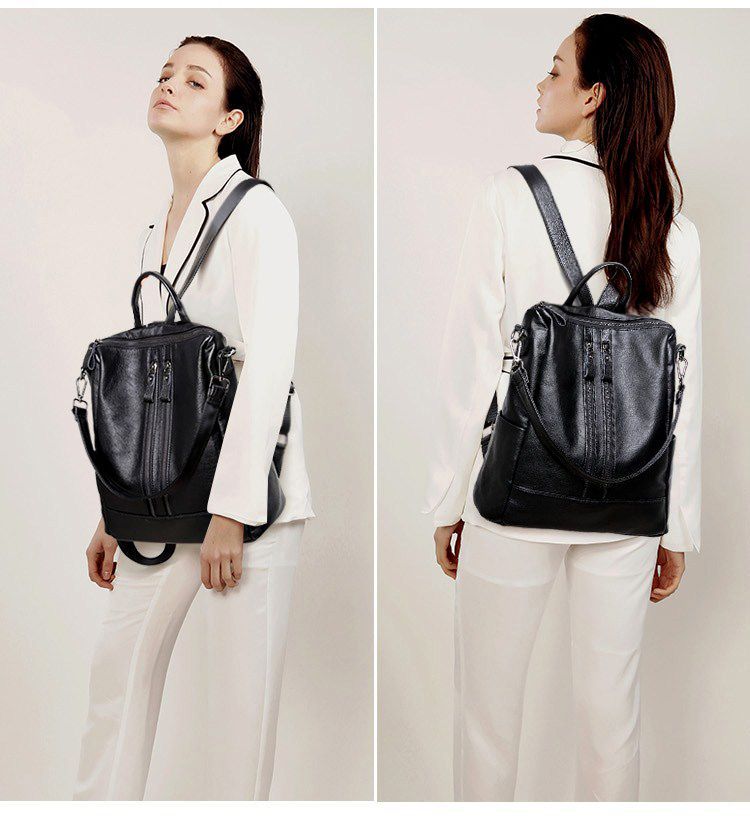Women Soft Leather Backpack Sc - Travel Accessories Leather review and price