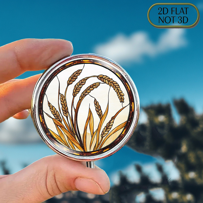 A flat, portable, round metal  - Travel Accessories As Gifts review and price