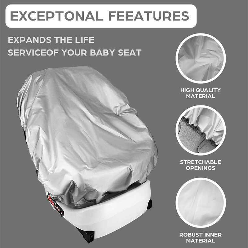 1PC Silver  Baby Car Seat Sun  - Travel Accessories Baby review and price