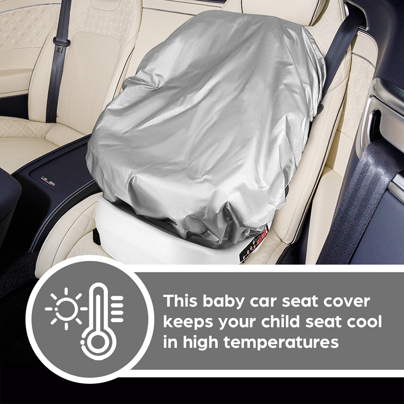 1PC Silver  Baby Car Seat Sun  - Travel Accessories Baby review and price