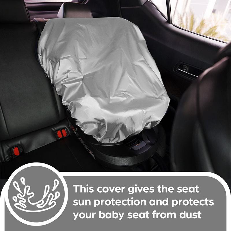 1PC Silver  Baby Car Seat Sun  - Travel Accessories Baby review and price