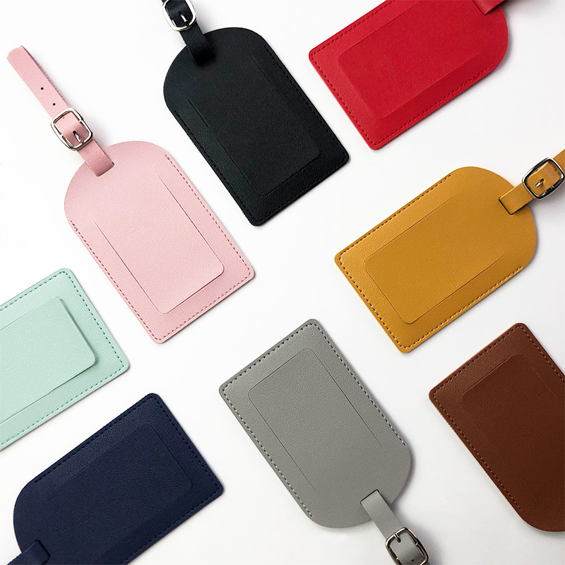 1PC Women Men Flight Holiday T - Luggage Tag Leather review and price