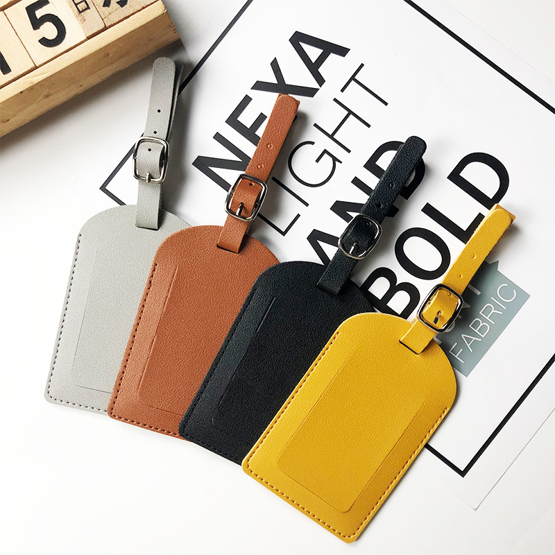1PC Women Men Flight Holiday T - Luggage Tag Leather review and price