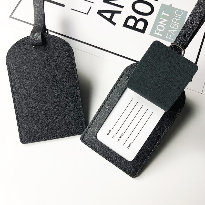 1PC Women Men Flight Holiday T - Luggage Tag Leather review and price