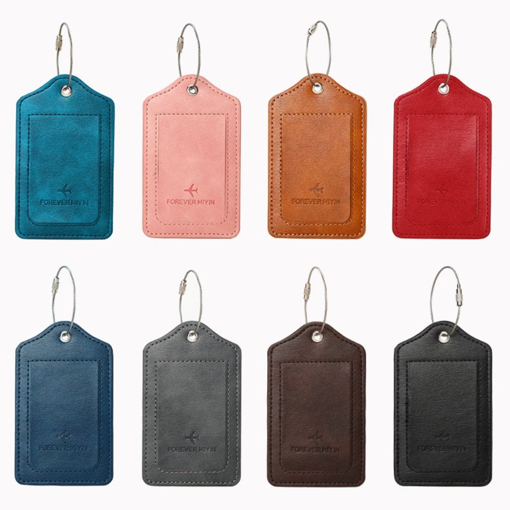 Women Man Anti Loss Wire Rope  - Luggage Tag Leather review and price