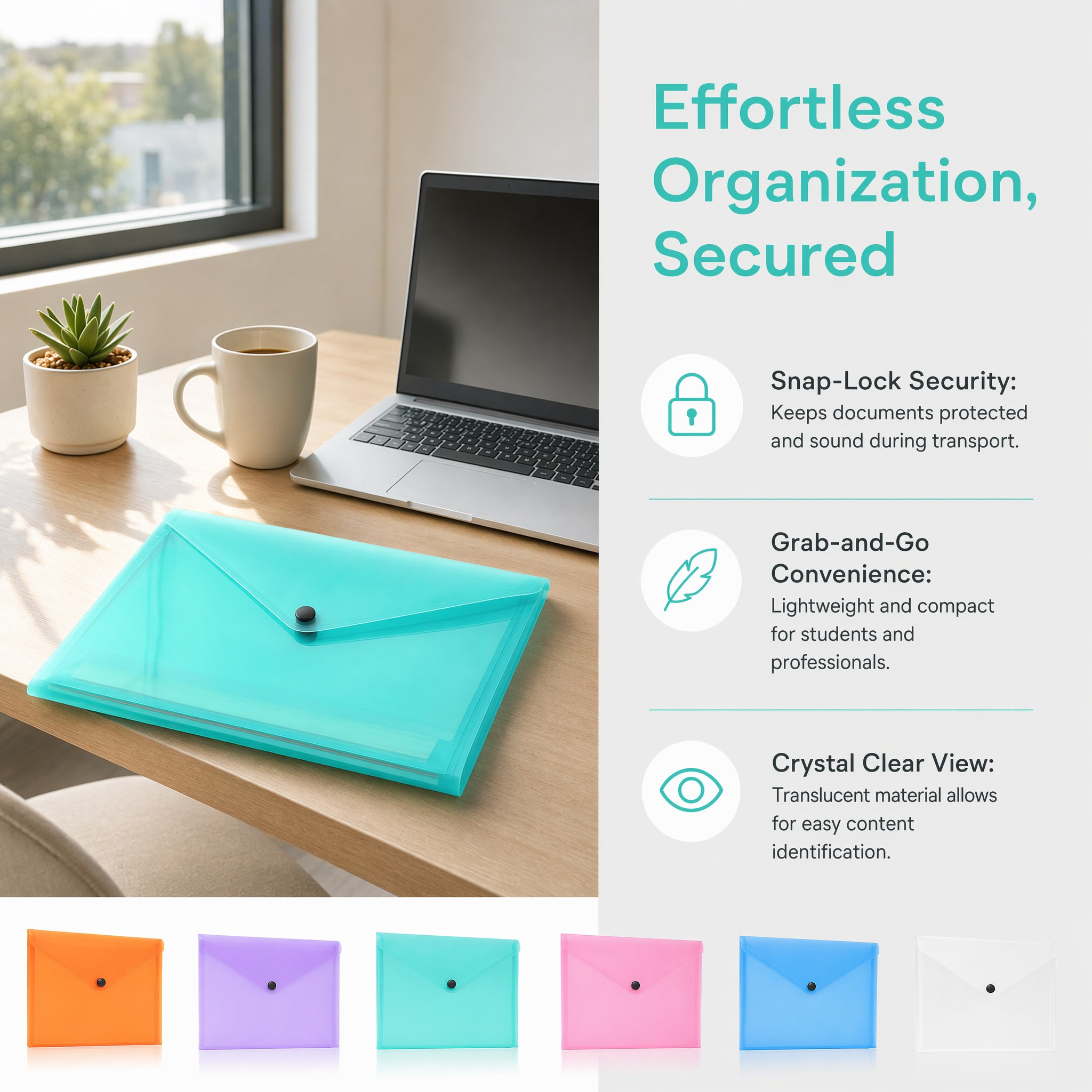 6Pcs Clear Document Folder Pla - Document Organizer Folder review and price