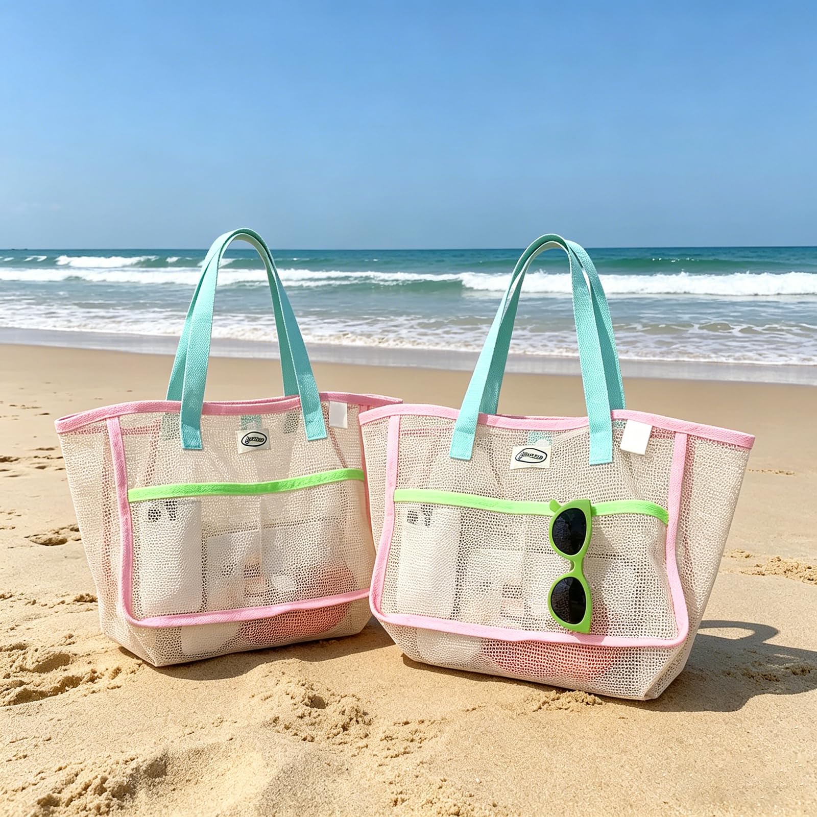Beach Bags for Women Colorful  - Travel Accessories Usa review and price