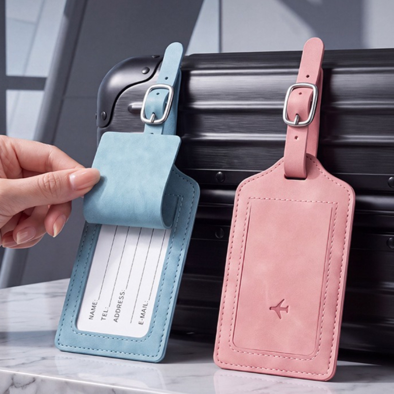 1PC PU Leather Luggage Tag Wom - Travel Accessories List review and price