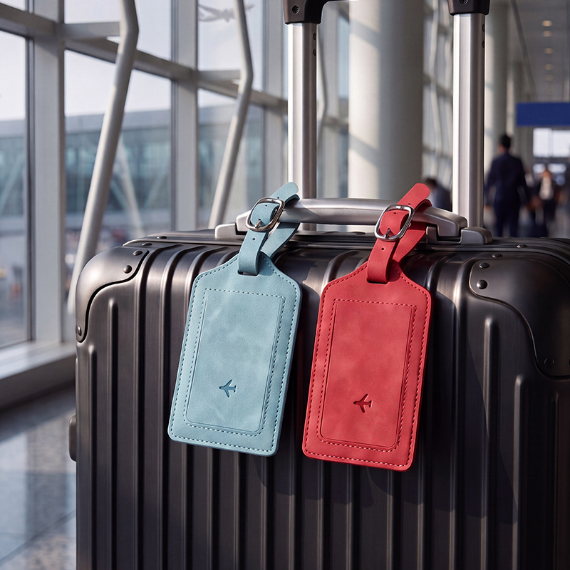 1PC PU Leather Luggage Tag Wom - Travel Accessories List review and price