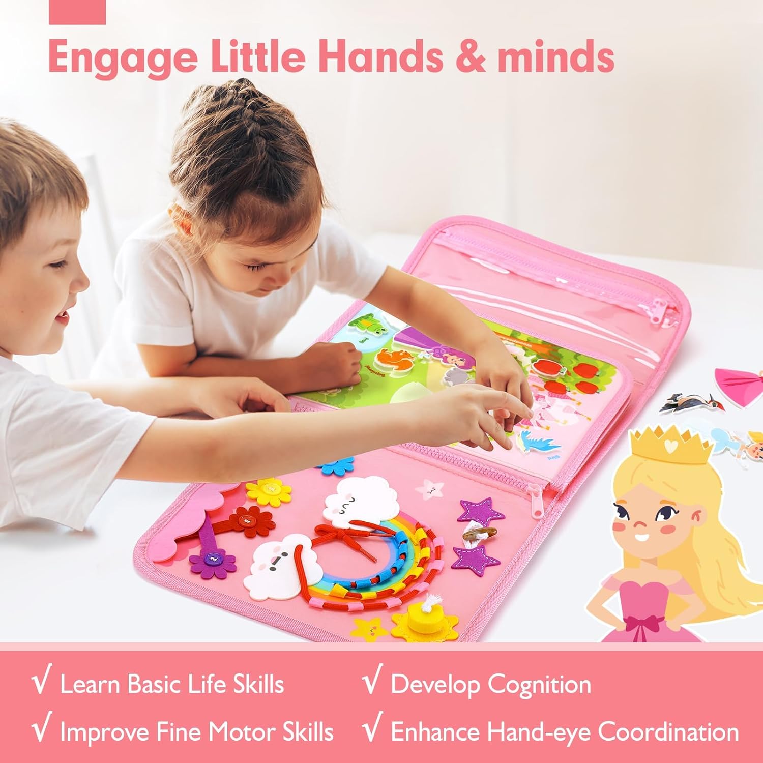 Toddler Busy Board Toys Montes - Travel Accessories Baby review and price