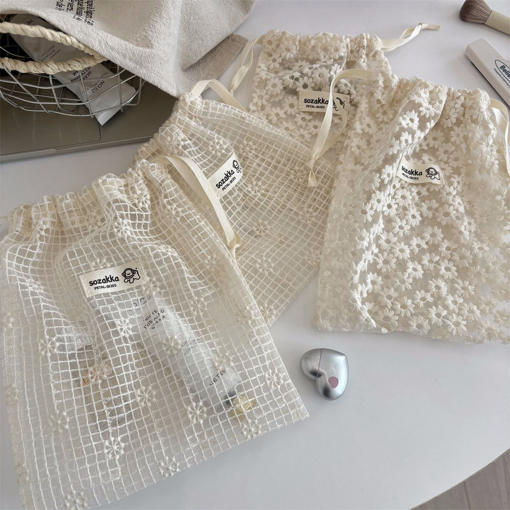 Lace Embroidered Daisy Mesh Dr - Travel Accessories Usa review and price