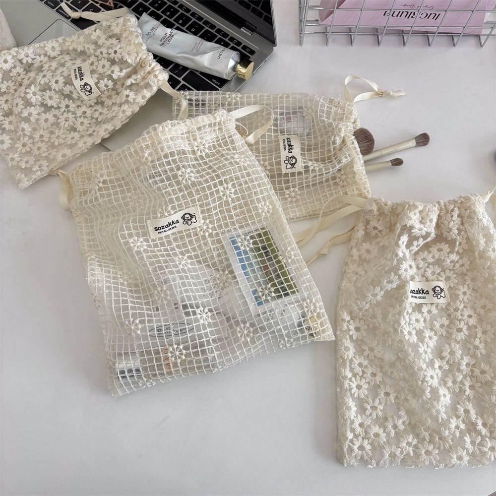 Lace Embroidered Daisy Mesh Dr - Travel Accessories Usa review and price