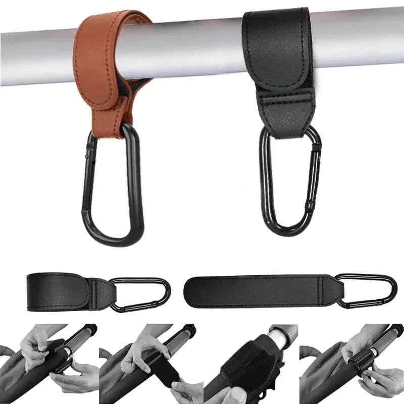 2Pcs Leather Cart Hooks Baby S - Travel Accessories Baby review and price