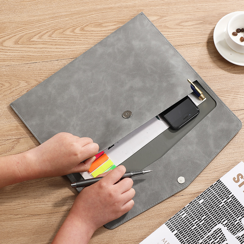 A4 PU Leather Document Bag wit - Document Organizer Folder review and price