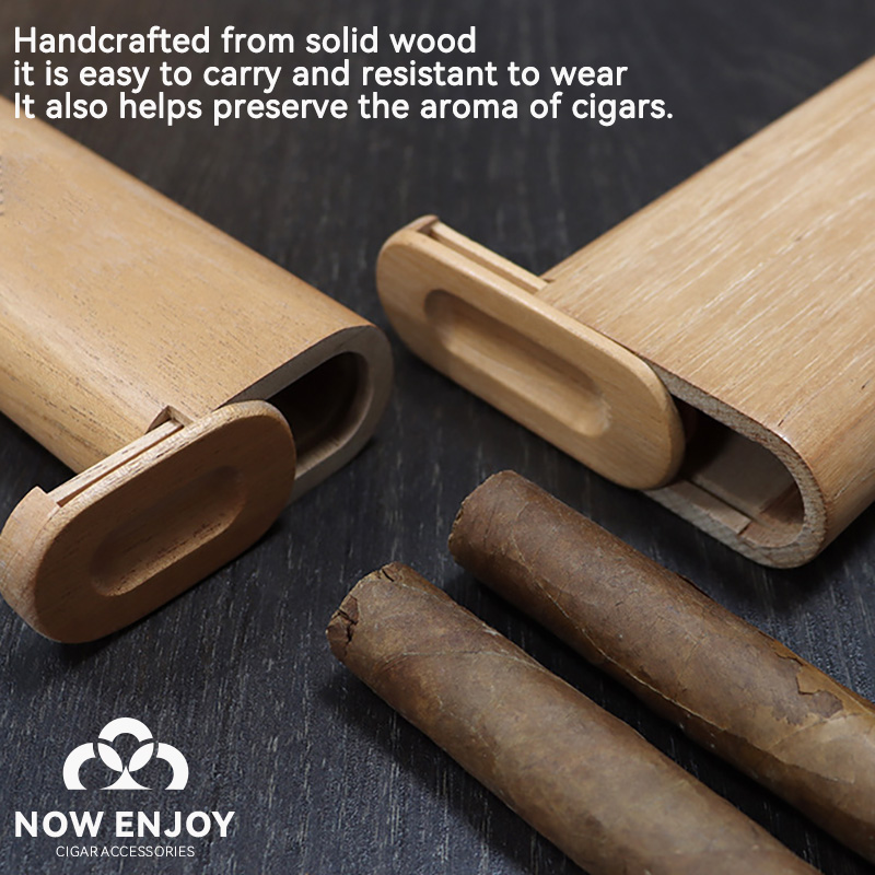 Portable Cigar Case Natural Ce - Travel Accessories Usa review and price