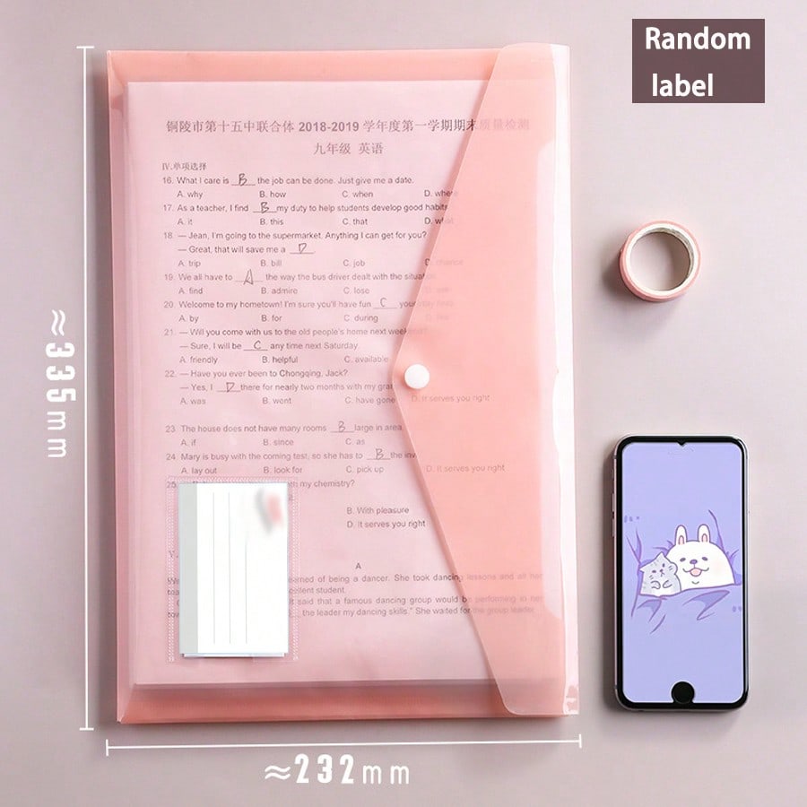 10/5 A4 Transparent Polypropyl - Document Organizer Folder review and price