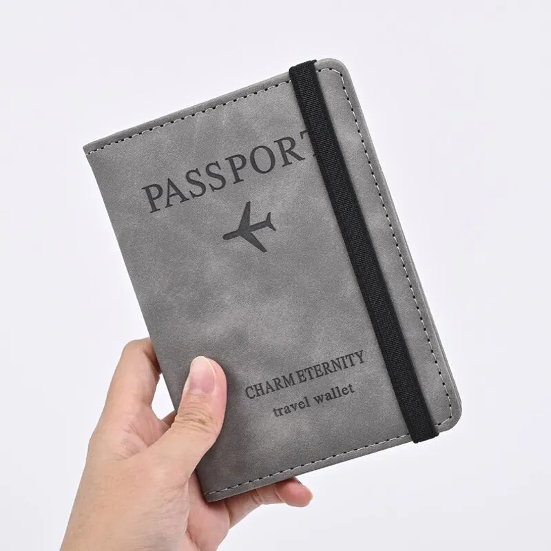 Men PU Leather Wallet Travel P - Travel Accessories Plane review and price