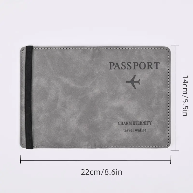 Men PU Leather Wallet Travel P - Travel Accessories Plane review and price