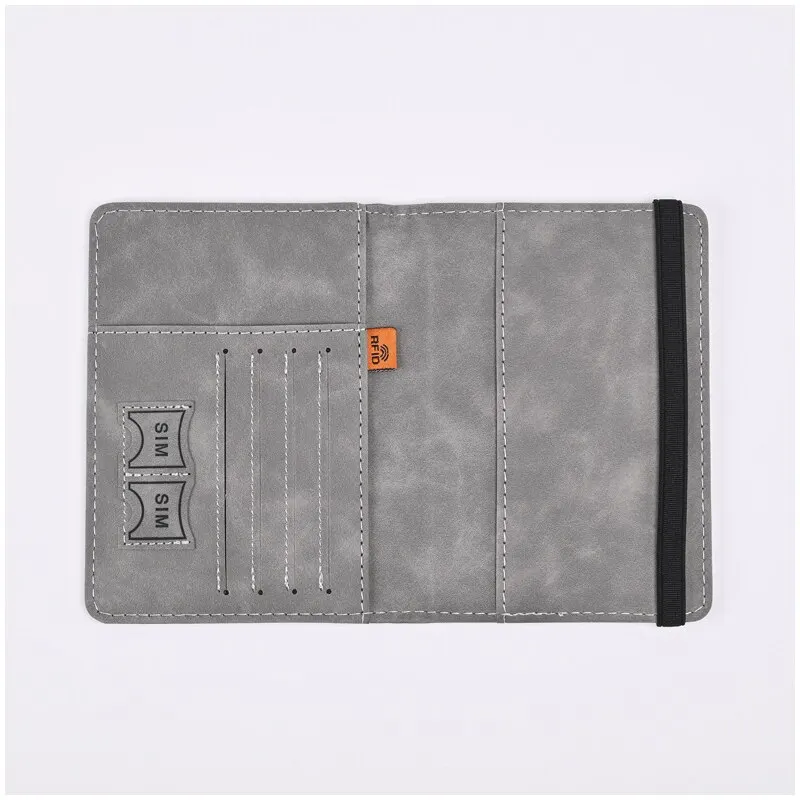 Men PU Leather Wallet Travel P - Travel Accessories Plane review and price