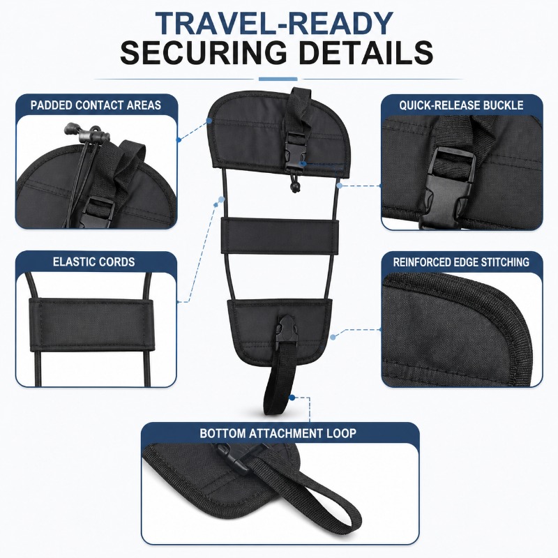1pc Wear‑Resistant Oxford Cros - Travel Accessories Luggage Straps review and price